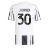 Juventus Jonathan David #30 Hjemmedrakt 2025-26 Kortermet
